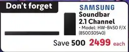 Makro Samsung Soundbar 2.1 Channel offer