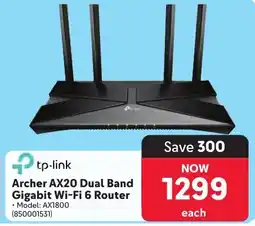 Makro Tp-link Archer AX20 Dual Band Gigabit Wi-Fi 6 Router offer