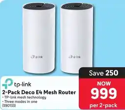 Makro Tp-link Deco E4 Mesh Router offer
