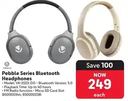 Makro Volkano Pebble Series Bluetooth Headphones offer