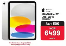 Makro Apple 128 GB iPad 11" A16 Wi-Fi offer