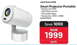 Makro Ultra-link Smart Projector Portable offer