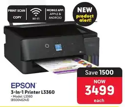 Makro Epson 3-In-1 Printer L3360 offer