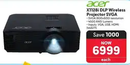 Makro Acer X1128i DLP Wireless Projector SVGA offer