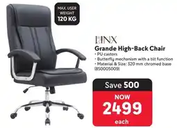 Makro Linx Grande High-Back Chair offer