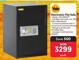 Makro Yale Electronic File Safe offer