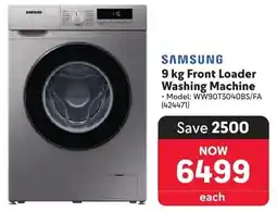 Makro Samsung Front Loader Washing Machine offer