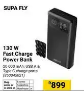 Builders Warehouse Supa Fly 130W Fast Charge Power Bank 850045021 offer