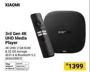 Builders Warehouse Xiaomi 3rd Gen 4K UHD Media Player 850028807 offer