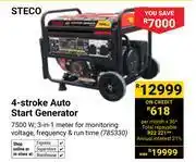 Builders Warehouse Steco 4 Stroke Auto Start Generator 785330 offer