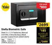 Builders Warehouse Yale Stella Biometric Safe 850012829 offer