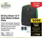 Builders Warehouse Centurion D5 Evo Smart 12V Gate Motor & Base Plate 850043780 offer