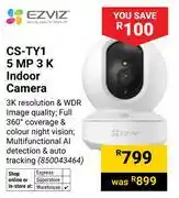 Builders Warehouse Ezviz CS-TY1 5 MP 3K Indoor Camera 850043464 offer