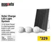 Builders Warehouse Magneto Solar Charge LED Light System 850012327 offer