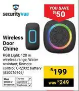 Builders Warehouse Securityvue Wireless Door Chime 850016964 offer