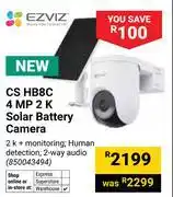 Builders Warehouse Ezviz CS HB8C 4MP 2K Solar Battery Camera 850043494 offer