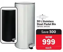Makro Home Living Stainless Steel Pedal Bin offer