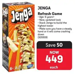 Makro Jenga Refresh Game offer