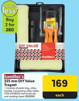 Makro Hamilton's DIY Value Trayset offer