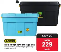 Makro Addis Rough Tote Storage Box offer