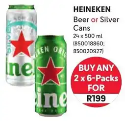 Makro Heineken Beer or Silver Cans offer
