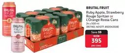 Makro Brutal Fruit Ruby Apple, Strawberry Rouge Spritzer or L'Orange Rossa Cans offer