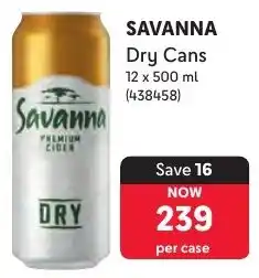 Makro Savanna Dry Cans offer