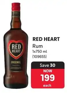 Makro Red Heart Rum offer