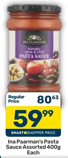 Pick n Pay Ina Paarman's Pasta Sauce Assorted offer