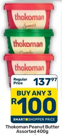 Pick n Pay Thokoman Peanut Butter Assorted offer