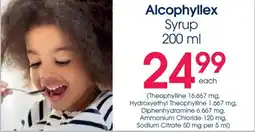 Clicks Alcophyllex Syrup offer