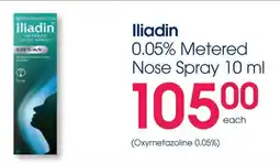 Clicks Iliadin 0.05% Metered Nose Spray offer