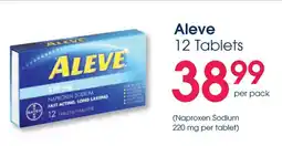Clicks Aleve 12 Tablets offer