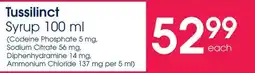 Clicks Tussilinct Syrup offer