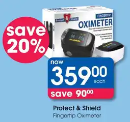 Clicks Protect & Shield Fingertip Oximeter offer