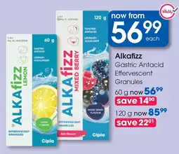 Clicks Alkafizz Gastric Antacid Effervescent Granules offer