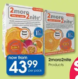 Clicks 2moro2nite Products offer