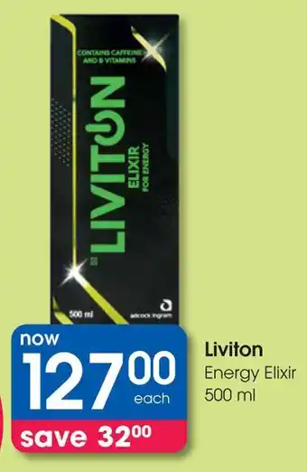Clicks Liviton Energy Elixir offer