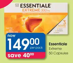 Clicks Essentiale Extreme 50 Capsules offer