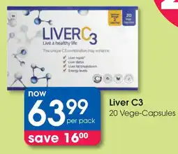 Clicks Liver C3 20 Vege-Capsules offer