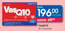 Clicks VasQ10 30 Capsules offer