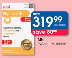 Clicks MNI RyChol + 60 Tablets offer