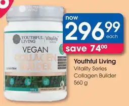 Clicks Youthful Living Vitality Series Collagen Builder offer
