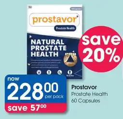 Clicks Prostavor Prostate Health 60 Capsules offer