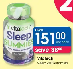 Clicks Vitatech Sleep 60 Gummies offer