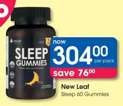 Clicks New Leaf Sleep 60 Gummies offer