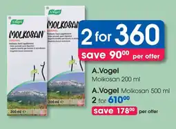 Clicks A.Vogel Molkosan offer