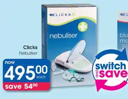 Clicks Clicks Nebuliser offer