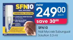 Clicks SFN10 Nail Mycosis Subungual Solution offer