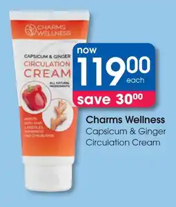 Clicks Charms Wellness Capsicum & Ginger Circulation Cream offer